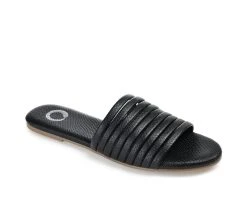 Women's Journee Collection Marisol Slip-On Sandals Black 2 Women's Journee Collection Marisol Slip-On Sandals Black -GC shoes Shop 2 770