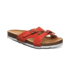 Women's Bearpaw Jaycee Footbed Sandals Red 8 Women's Bearpaw Jaycee Footbed Sandals Red -GC shoes Shop 2 78