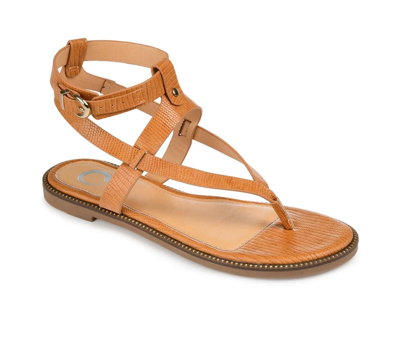 Women's Journee Collection Tangie Sandals Women's Journee Collection Tangie Sandals Tan -GC shoes Shop 2 785