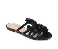 Women's Journee Collection Dolliah Slip-On Sandals Black -GC shoes Shop 2 798