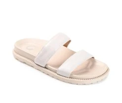 Women's Journee Collection Stellina Footbed Sandals Off White 8 Women's Journee Collection Stellina Footbed Sandals Off White -GC shoes Shop 2 80