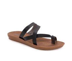 Women's MUK LUKS About Town Sandals Black 2 Women's MUK LUKS About Town Sandals Black -GC shoes Shop 2 801
