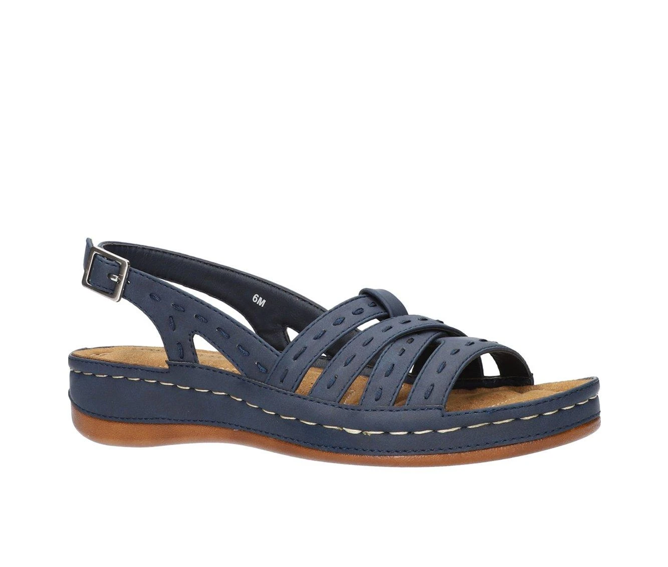 Women's Easy Street Kehlani Sandals Navy 3 Women's Easy Street Kehlani Sandals Navy - Image 3