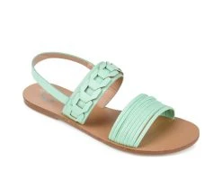 Women's Journee Collection Marisa Flat Sandals Mint 2 Women's Journee Collection Marisa Flat Sandals Mint -GC shoes Shop 2 807