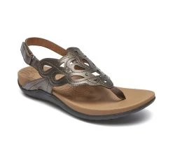 Women's Rockport Ridge Sling Sandals Bronze Metallic 8 Women's Rockport Ridge Sling Sandals Bronze Metallic -GC shoes Shop 2 824