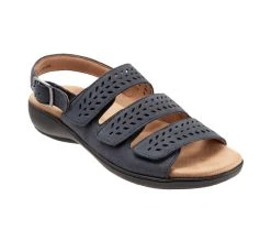 Women's Trotters Trinity Sandals Navy 8 Women's Trotters Trinity Sandals Navy -GC shoes Shop 2 834
