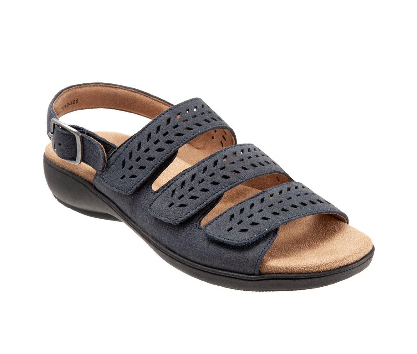 Women's Trotters Trinity Sandals Navy 3 Women's Trotters Trinity Sandals Navy - Image 3