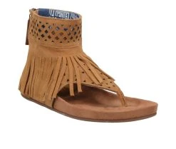 Women's Dingo Boot Heat Wave Footbed Sandals Camel -GC shoes Shop 2 835