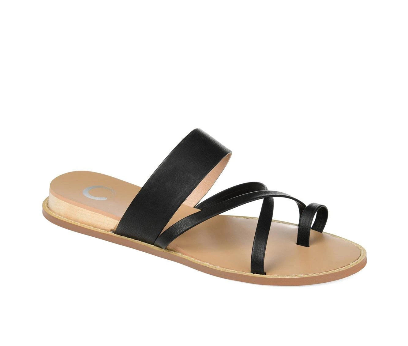 Women's Journee Collection Eevie Sandals Black 3 Women's Journee Collection Eevie Sandals Black - Image 3