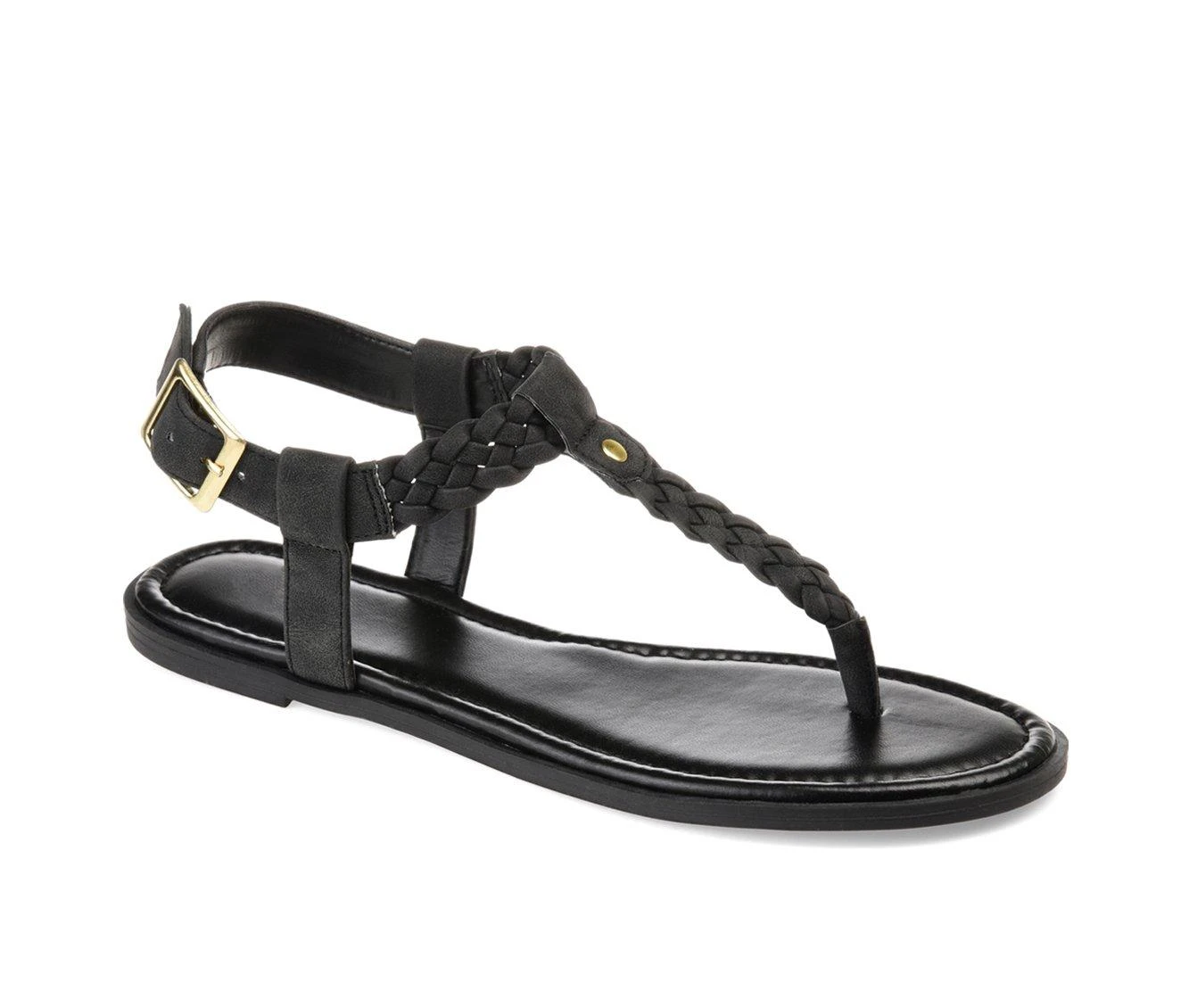 Women's Journee Collection Genevive Sandals Women's Journee Collection Genevive Sandals Black -GC shoes Shop 2 864