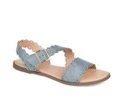 Women's Journee Collection Aubrinn Sandals Blue 2 Women's Journee Collection Aubrinn Sandals Blue -GC shoes Shop 2 865