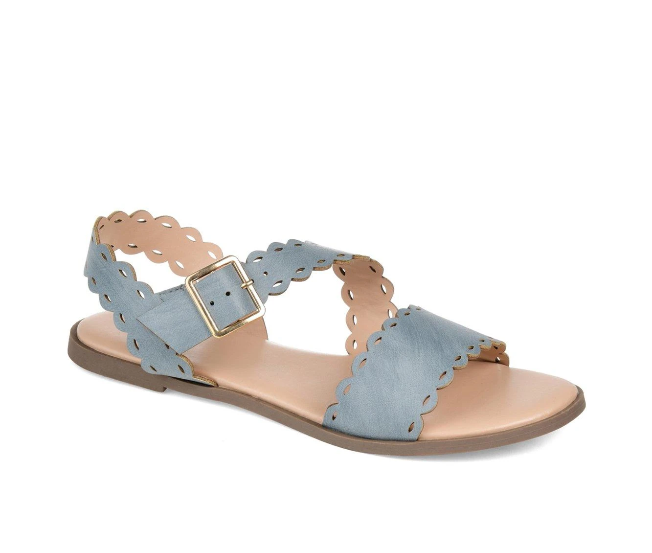 Women's Journee Collection Aubrinn Sandals Women's Journee Collection Aubrinn Sandals Blue -GC shoes Shop 2 865