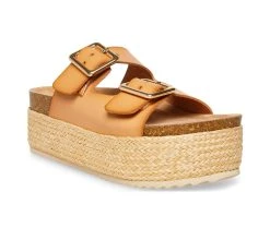 Women's Madden Girl Morra Platform Footbed Sandals Nude Paris -GC shoes Shop 2 87