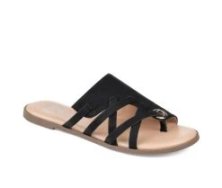 Women's Journee Collection Hasten Sandals Black 2 Women's Journee Collection Hasten Sandals Black -GC shoes Shop 2 872