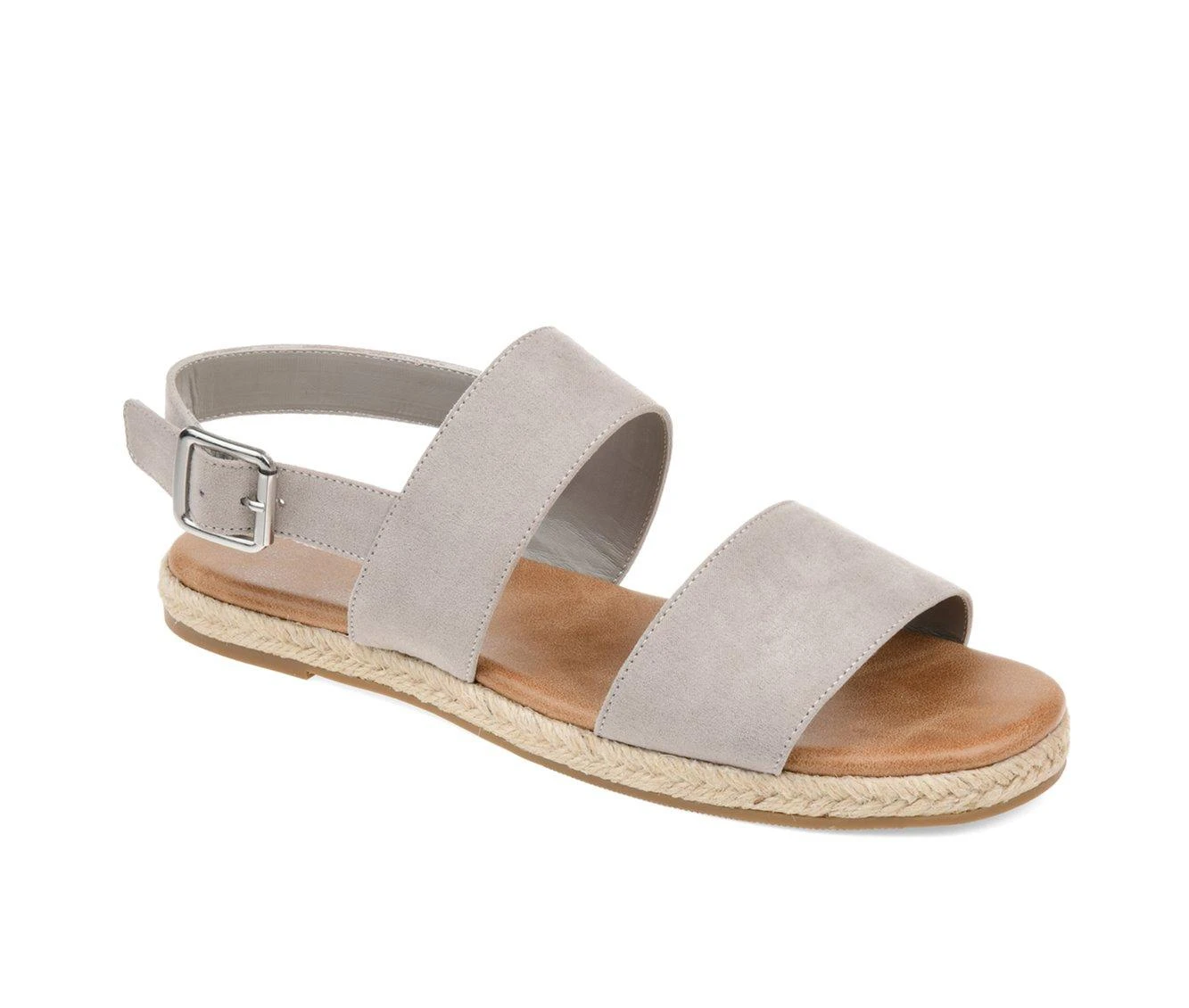 Women's Journee Collection Georgia Flatform Sandals Women's Journee Collection Georgia Flatform Sandals Grey -GC shoes Shop 2 874