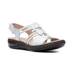 Women's Clarks Leisa Janna Sandals White -GC shoes Shop 2 876