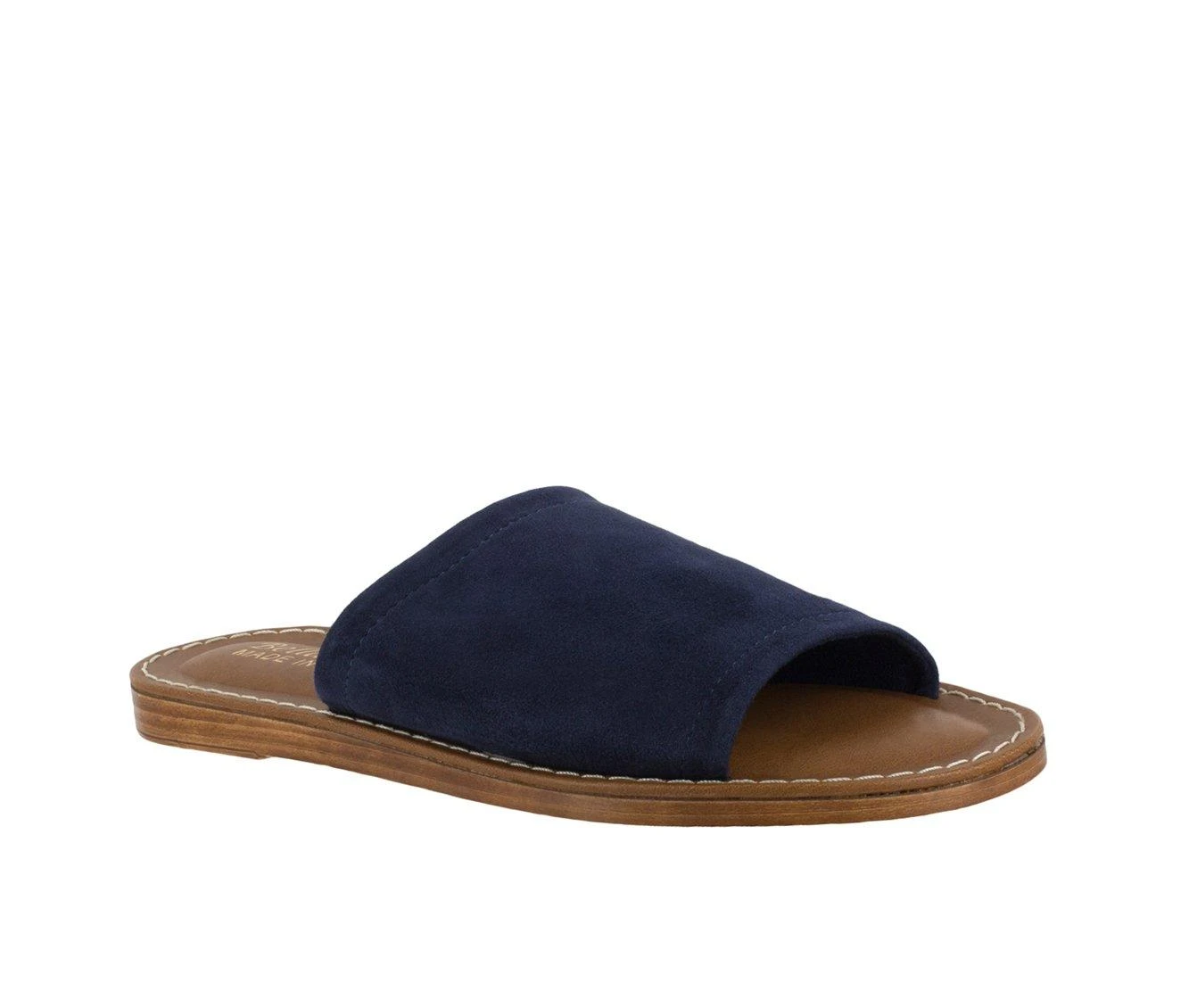 Women's Bella Vita Ros-Italy Sandals Navy Suede 3 Women's Bella Vita Ros-Italy Sandals Navy Suede - Image 3