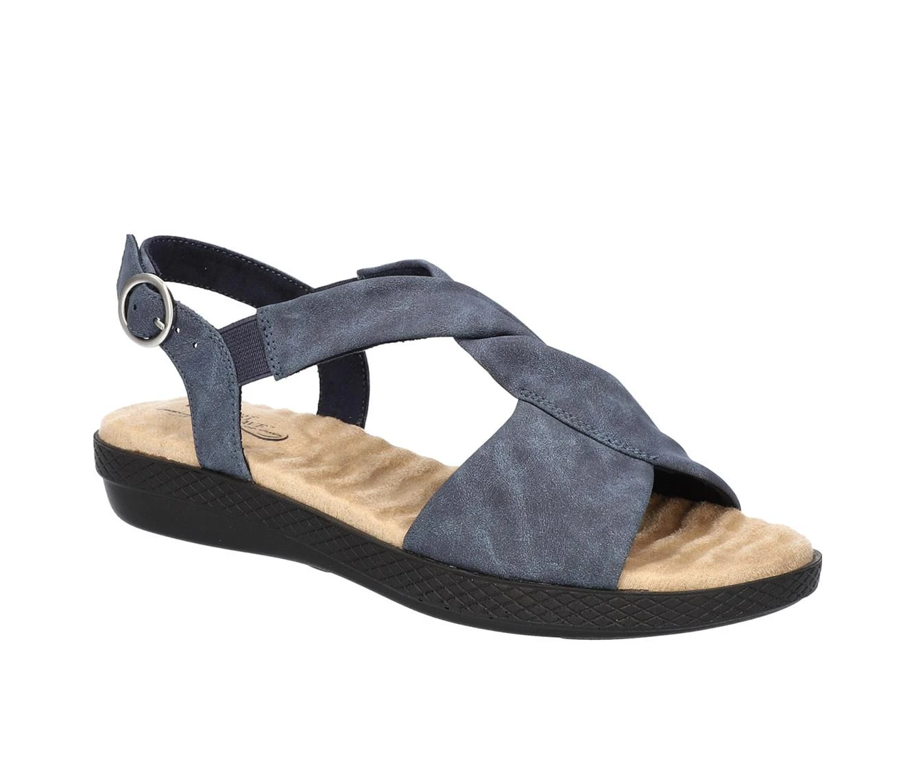 Women's Easy Street Draper Sandals Navy 3 Women's Easy Street Draper Sandals Navy - Image 3
