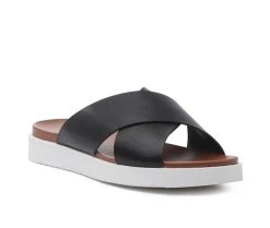 Women's London Rag Johana Sandals Black -GC shoes Shop 2 928