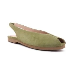 Women's Rag & Co Gretchen Flat Sandals Green -GC shoes Shop 2 933