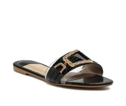 Women's London Rag Brillo Sandals Black 2 Women's London Rag Brillo Sandals Black -GC shoes Shop 2 949