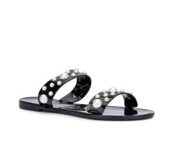 Women's Olivia Miller Margarite Sandals Black -GC shoes Shop 2 953
