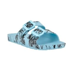 Women's Nine West Splash Footbed Sandals Palm Tree Print 8 Women's Nine West Splash Footbed Sandals Palm Tree Print -GC shoes Shop 2 96