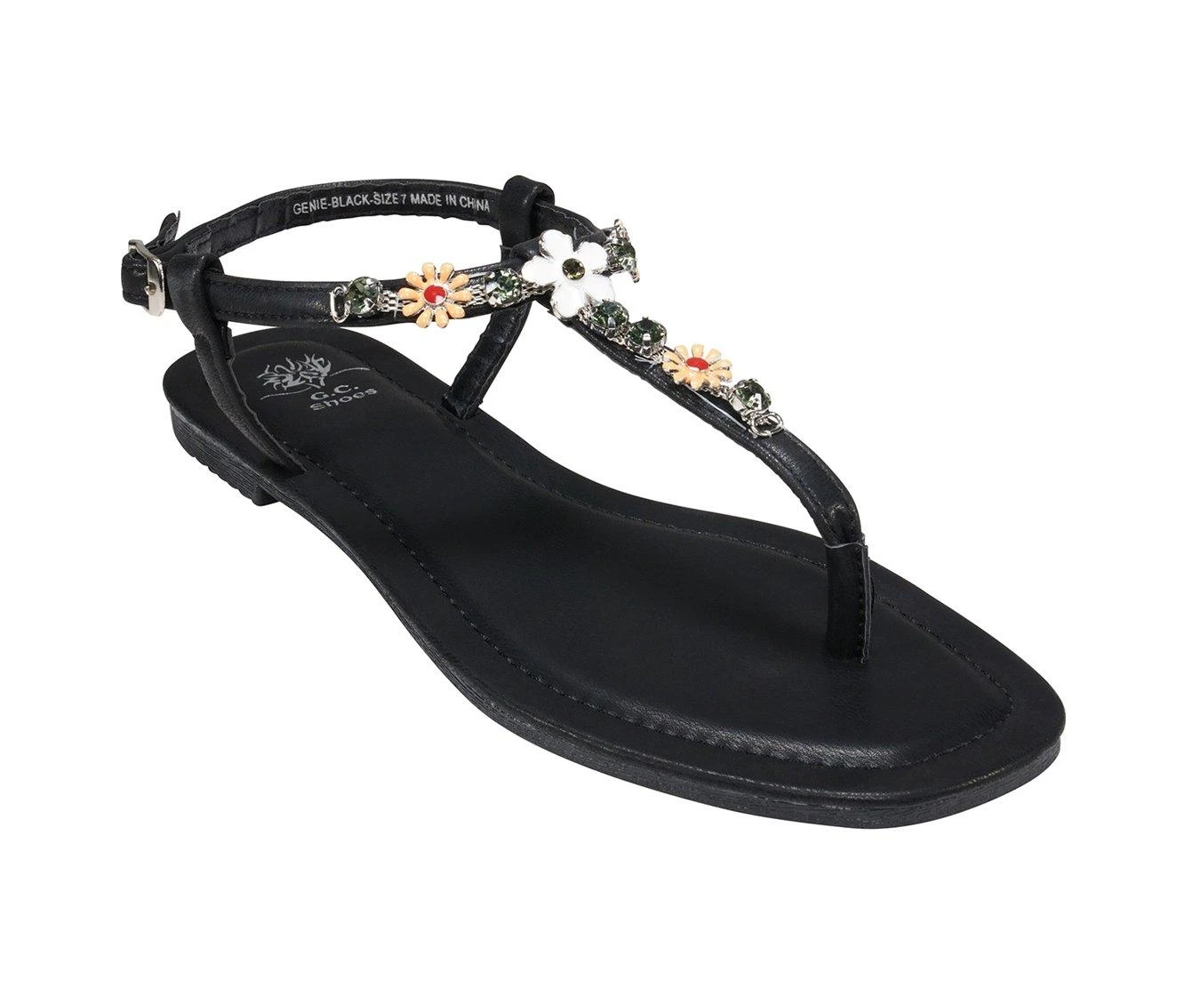 Women's GC Shoes Genie Sandals Women's GC Shoes Genie Sandals Black -GC shoes Shop 2 961