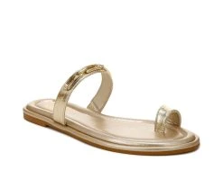 Women's Franco Sarto Jade Sandals Gold -GC shoes Shop 2 970