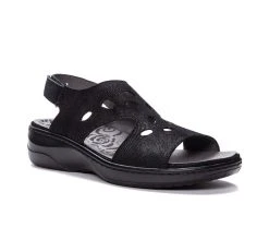 Women's Propet Gabbie Sandals Black -GC shoes Shop 2 977