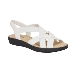 Women's Easy Street Janice Sandals White 8 Women's Easy Street Janice Sandals White -GC shoes Shop 2 985