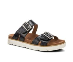 Women's SPRING STEP Harlowie Footbed Sandals Black Multi 8 Women's SPRING STEP Harlowie Footbed Sandals Black Multi -GC shoes Shop 2 989