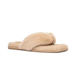 Torgeis Rosa Cozy Flip-Flops Natural -GC shoes Shop 2 998