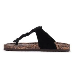 Women's MUK LUKS Marsha Terra Turf Footbed Sandals Jet Black 9 Women's MUK LUKS Marsha Terra Turf Footbed Sandals Jet Black -GC shoes Shop 3 101