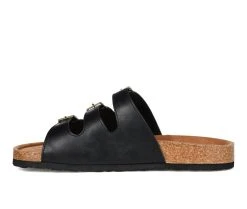 Women's Journee Collection Desta Footbed Sandals Black 9 Women's Journee Collection Desta Footbed Sandals Black -GC shoes Shop 3 116