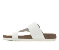 Women's White Mountain Harley Footbed Sandals White -GC shoes Shop 3 117