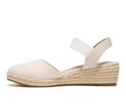 Women's LifeStride Kimmie Espadrille Wedges Almond Milk -GC shoes Shop 3 1214