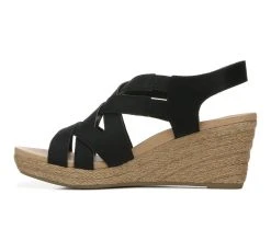 Women's Dr. Scholls Everlasting Wedge Heeled Sandals Black -GC shoes Shop 3 1225