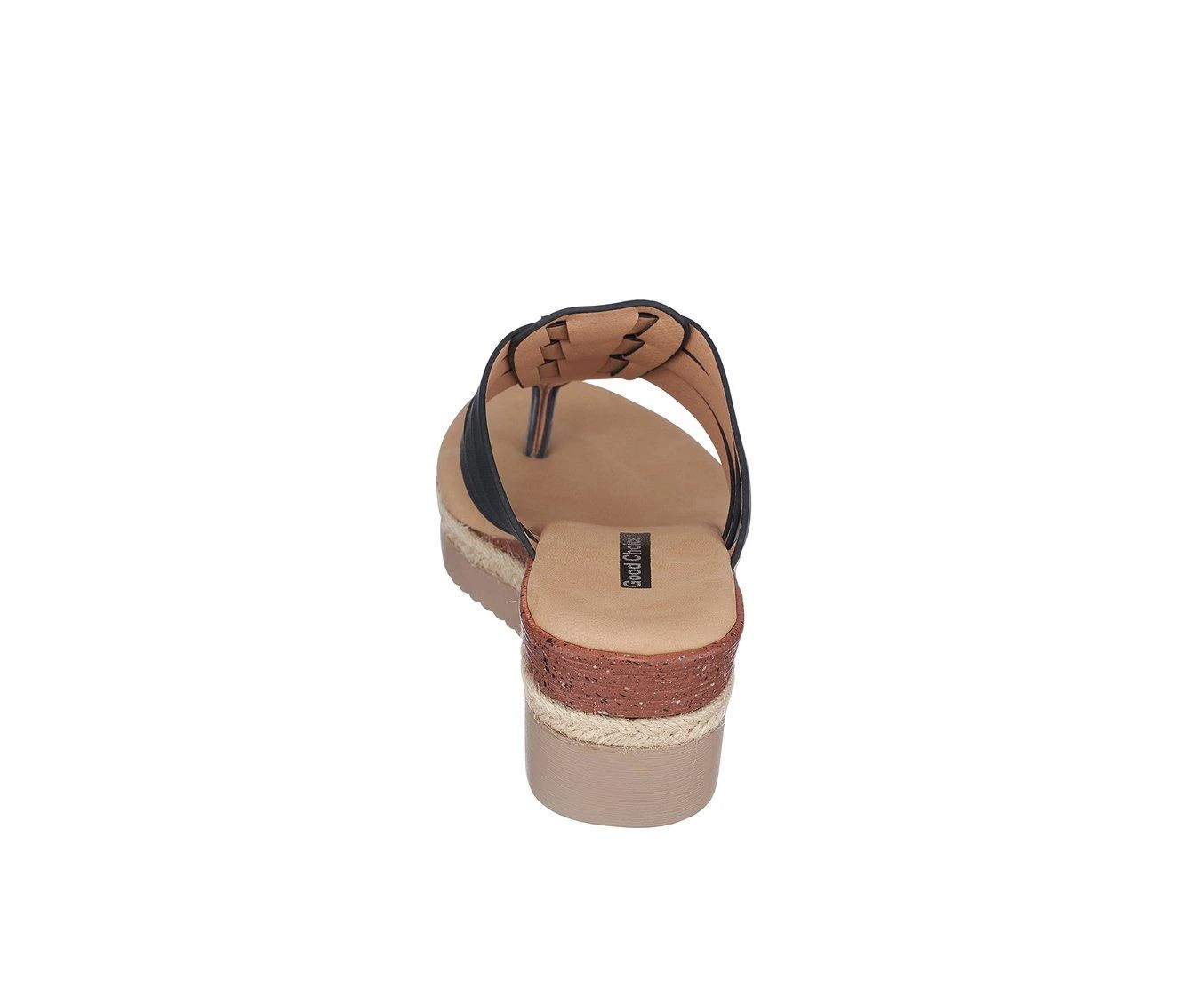 Women's GC Shoes Garson Wedge Sandals Black 4 Women's GC Shoes Garson Wedge Sandals Black - Image 4