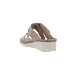 Women's Mia Amore Griffin Wedge Sandals Blush -GC shoes Shop 3 1244