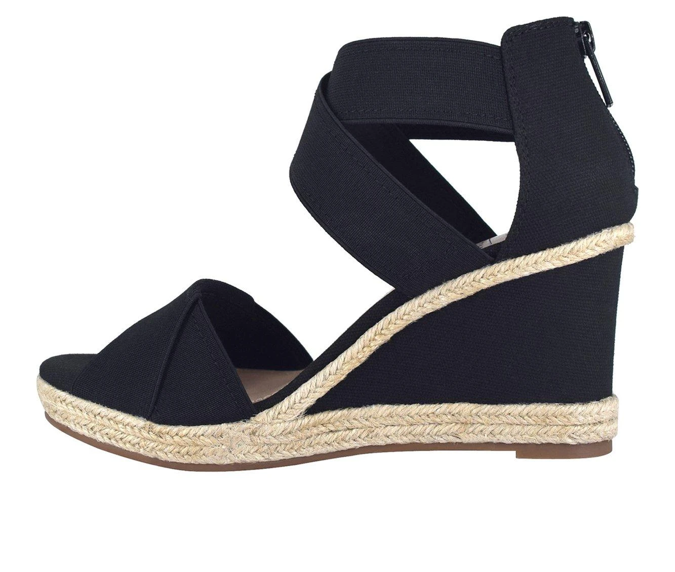 Women's Impo Trissa Wedge Sandals Black 4 Women's Impo Trissa Wedge Sandals Black - Image 4