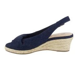 Women's Bella Vita Sylvie II Espadrille Wedges Soft Denim -GC shoes Shop 3 1263