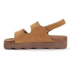 Women's MUK LUKS Bounce House Platform Footbed Sandals Camel 9 Women's MUK LUKS Bounce House Platform Footbed Sandals Camel -GC shoes Shop 3 135