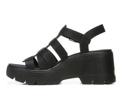 Women's Dr. Scholls Check It Out Platform Wedge Sandals Black -GC shoes Shop 3 165