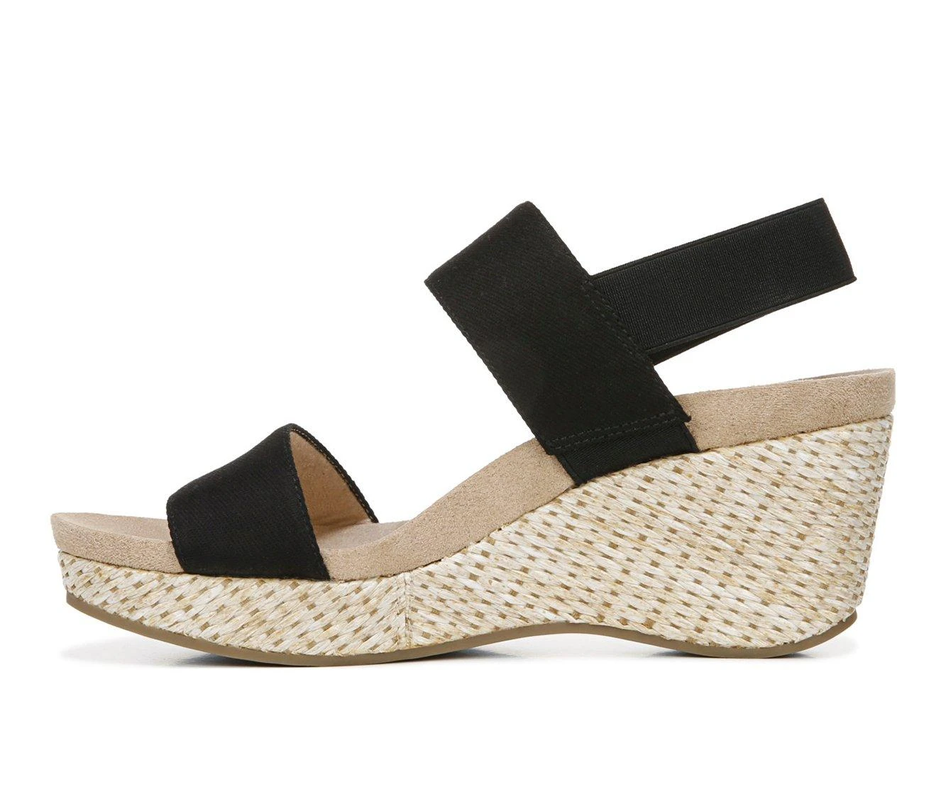 Women's LifeStride Delta Wedges Black 4 Women's LifeStride Delta Wedges Black - Image 4