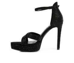Women's Rag & Co Regalia Platform Dress Sandals Black 9 Women's Rag & Co Regalia Platform Dress Sandals Black -GC shoes Shop 3 192