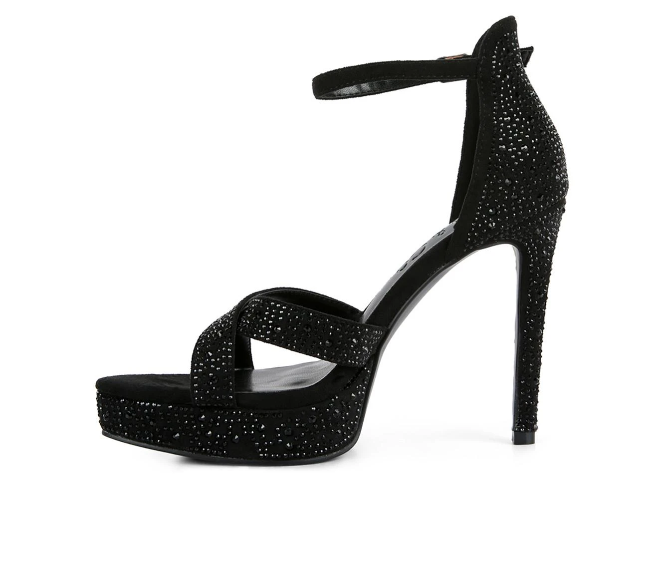 Women's Rag & Co Regalia Platform Dress Sandals Black 4 Women's Rag & Co Regalia Platform Dress Sandals Black - Image 4