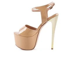 Women's London Rag Bewitch Dress Sandals Latte -GC shoes Shop 3 195