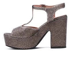 Women's Chelsea Crew Quest Platform Dress Sandals Gold -GC shoes Shop 3 196