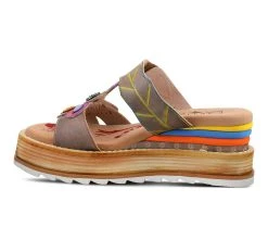 Women's L'Artiste Peacock Wedges Grey Multi -GC shoes Shop 3 198